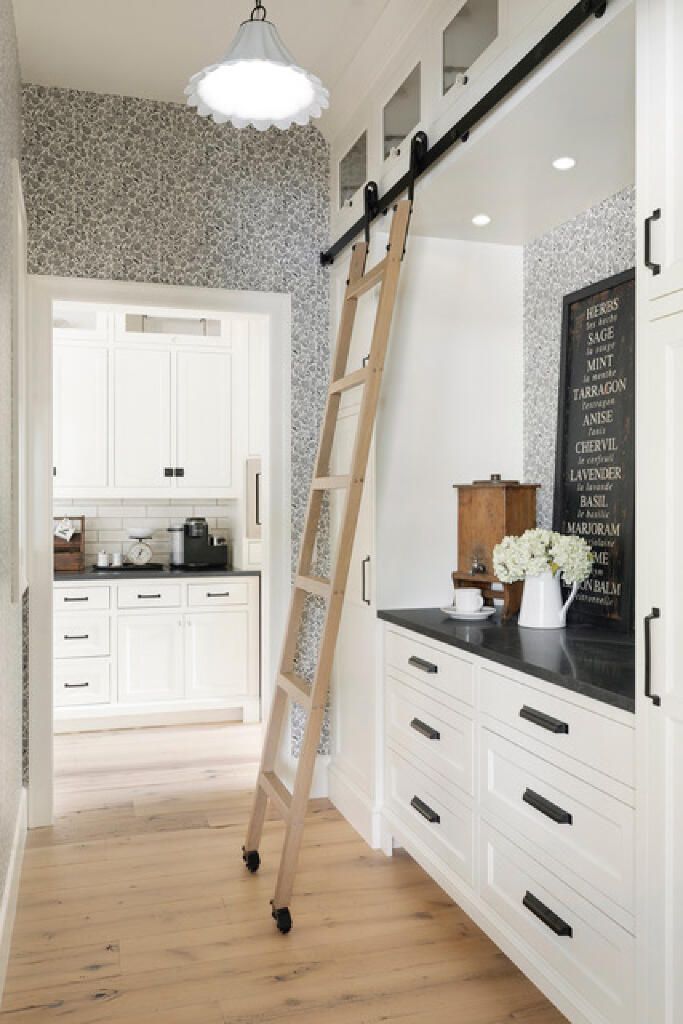 lots of storage in this pantry by konen homes